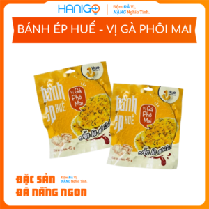 Bánh Ép Huế - Vị Gà Phô Mai - Gói 45g - HANIGO