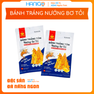 Bánh Tráng Tôm Nướng Bơ Tỏi  - Gói 40g - Davifood
