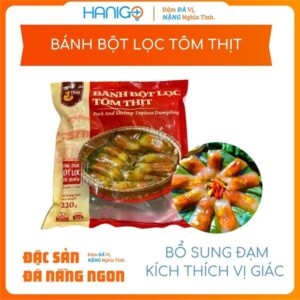 Bánh Lọc Tôm Thịt - Gói 10 bánh 220g - HANIGO