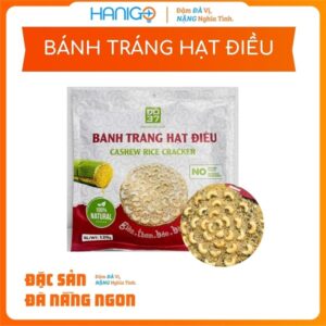 Bánh Tráng Hạt Điều Giòn Rụm- 120g - HANIGO
