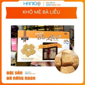 Bánh Khô Mè Bà Liễu - Hộp 300g - HANIGO