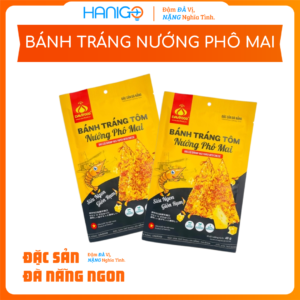Bánh Tráng Tôm Nướng Phô Mai - Gói 40g - HANIGO