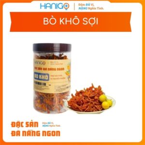 Bò Khô Đà Nẵng Sợi Truyền Thống - Hũ 180g - HANIGO