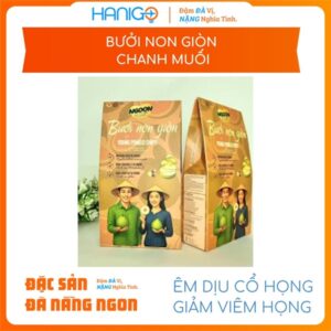 Mứt Bưởi Non Sấy Giòn - Vị Chanh Muối - Túi 48g - HANIGO