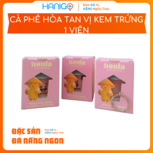 Cà Phê Hòa Tan Nguyên Chất Vị Kem Trứng - Hộp 1 Viên - HANIGO