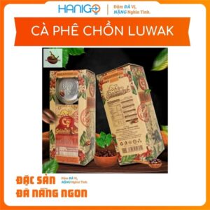 Cà Phê Bột Nguyên Chất – Tặng kèm phin Luwak - 350g - HANIGO