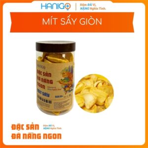 Mít Sấy Giòn Nguyên Miếng size A - Hũ lớn 150g - HANIGO