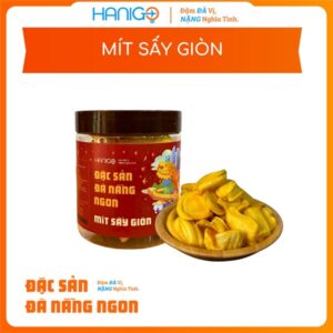 Mít Sấy Giòn Nguyên Miếng size A - Hũ nhỏ 90g - HANIGO